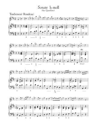 Der getreue Musikmeister - Flute et Bc - TELEMANN - Partition