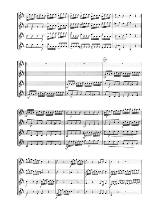 Concerto en ré majeur TWV 40 : 202 - TELEMANN - Partition - Quatuors
