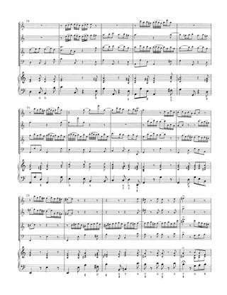 Quartett d-moll TWV 43 : d1 - 2 Querflöten Blockflöte Cello BC