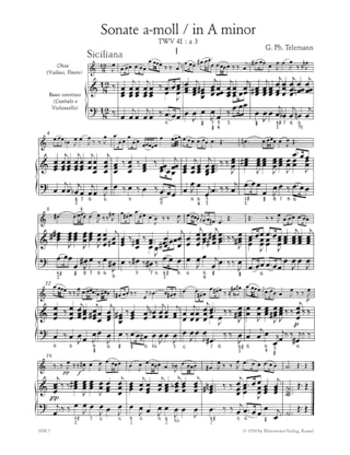 Sonaten und Spielstücke - TELEMANN - Partition - Violon