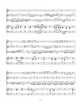 Sonate Nr. 3 B-Dur - 2 Oboen Fagott BC - ZELENKA - Partition