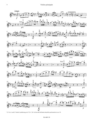 Concerto N° 3 Sol Majeur KV 216 - MOZART - Partition - Violon