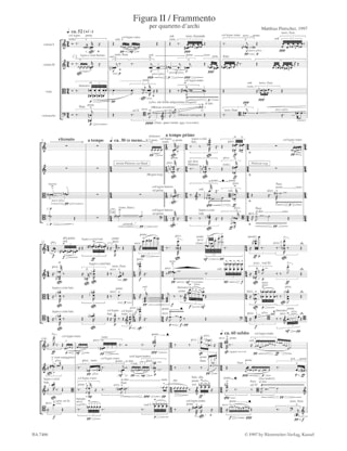 Figura 2 / Frammento - Partitur - Matthias Pintscher - Partition