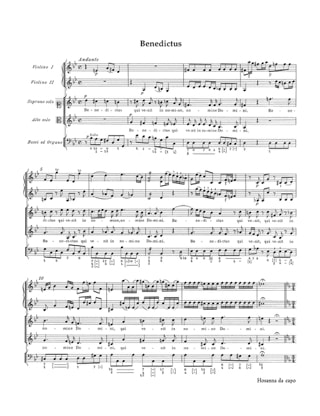 Missa Brevis d-Moll KV 65 - Partitur - MOZART - Partition