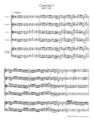 Concertos Pour Piano Clavecin - BACH - Partition - Petit format