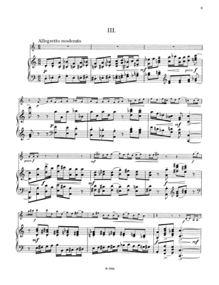 Impromptu - MARTINU - Partition - Violon