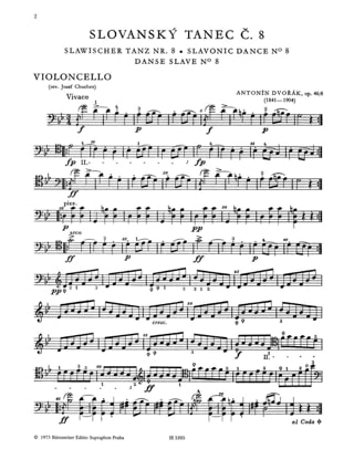 Compositions pour Violoncelle - DVORAK - Partition - Violoncelle