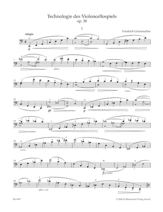 24 Etudes Opus 38 - Friedrich Grützmacher - Partition - Violoncelle