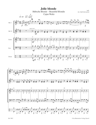 Combocom - Zydeco - Cajun - Ralf Schwarzien - Partition