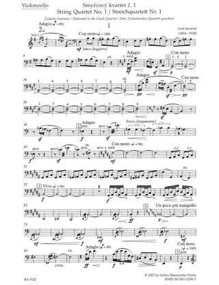 Streichquartett Nr. 1 - parties instrumentales - JANACEK - Partition