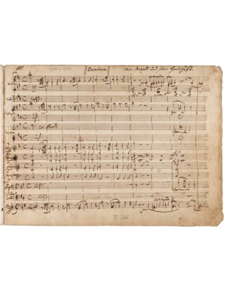 Idomenée - MOZART - Partition - Grand format