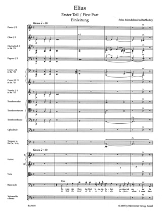 Elias - MENDELSSOHN - Partition - Grand format