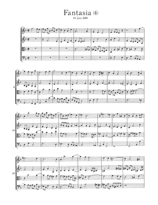 Fantasias For Strings Volume 1 - PURCELL - Partition