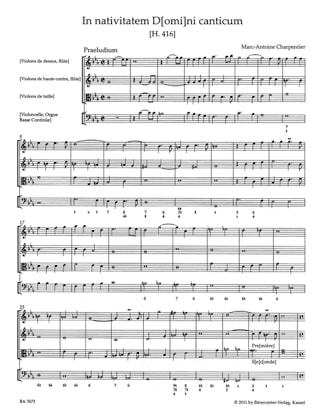 In Nativitatem Domini Canticum H 416 - CHARPENTIER - Partition