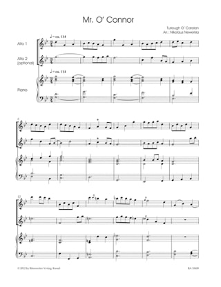 The Music Of An Irish Harper - Turlough O'Carolan - Partition