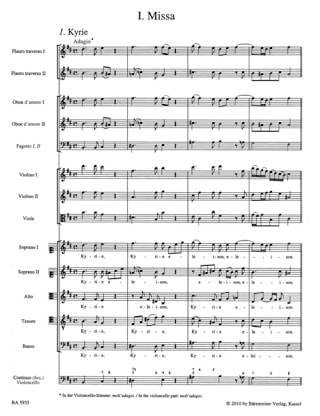 Messe en si mineur BWV 232 - Conducteur - BACH - Partition