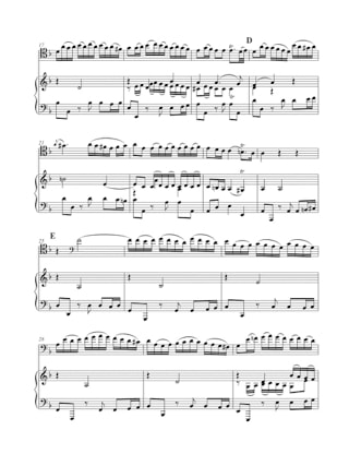 Concerto en la mineur, d'après le BWV 593 - BACH - Partition
