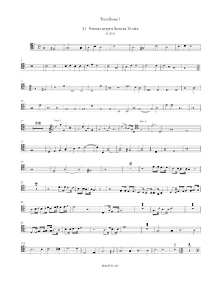 Vespro della Beata Vergine Marienvesper wind set - MONTEVERDI