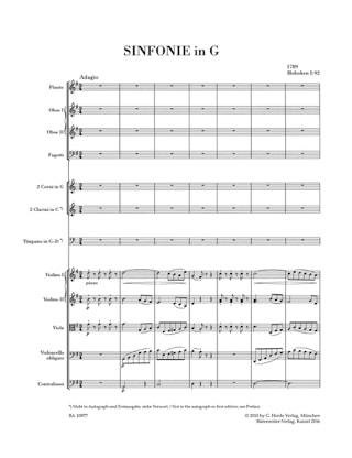 Symphonie n° 92 Oxford - Conducteur - HAYDN - Partition - Grand format