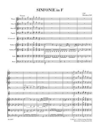 Symphonie n° 89 - Conducteur - HAYDN - Partition - Grand format