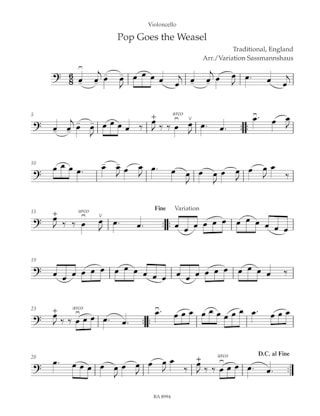 Cello Recital Album Vol. 1 - Violoncelle et piano - Partition