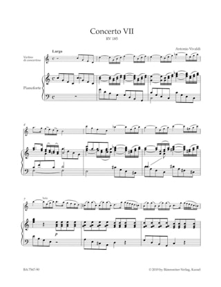 La Stravaganza, Volume 2 - Violon-Piano - VIVALDI - Partition - Violon