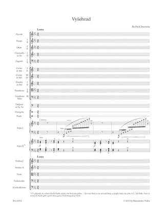 Vysehrad - Conducteur - SMETANA - Partition - Grand format