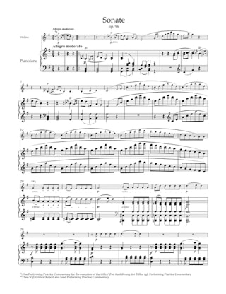 Sonates pour Violon & Piano - Vol. 2 - BEETHOVEN - Partition - Violon