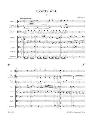 Concerto pour basson en Do majeur - STAMITZ - Partition - Grand format