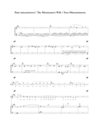 Stage Fragments - JANACEK - Partition - Grand format