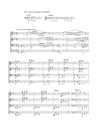 Quatuor à Cordes, opus 135 - Score - BEETHOVEN - Partition