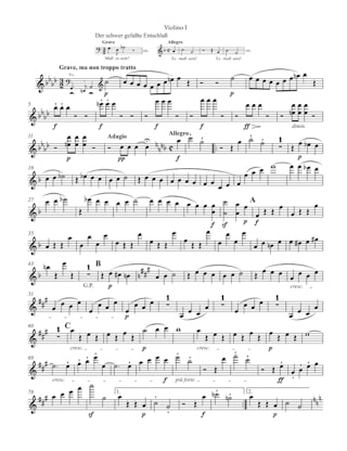 Quatuor à Cordes en Fa Majeur - Parties séparées - BEETHOVEN