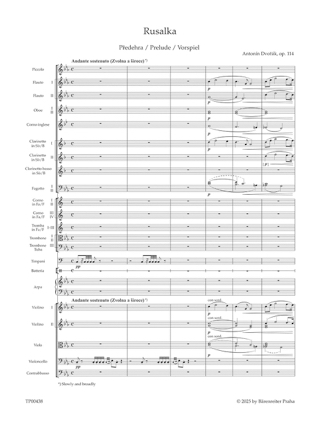 Rusalka, op. 114 - Antonin Dvorak - Partition - Petit format