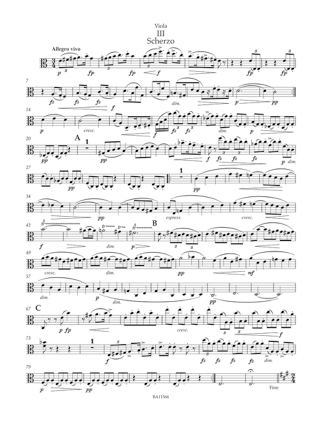 Quatuor à cordes n° 11 - Parties séparées - Antonin Dvorak - Partition