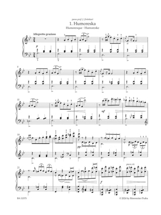 Easy Piano Pieces and Dances - Josef Suk - Partition - Piano
