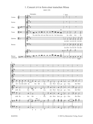 Musikalische Exequien - SCHUTZ - Partition - Chœur