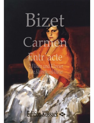 Carmen Entr'acte - 2 Flöten Klavier Fl. Klar. Kl. - BIZET - Partition