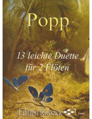 13 Leichte Duette - Wilhelm Popp - Partition - Flûte traversière