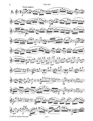 3 Etudes De Concert - Emil Kronke - Partition - Flûte traversière