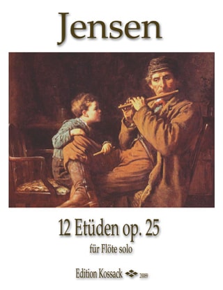 12 Etudes Op. 25 - Niels Peter Jensen - Partition - Flûte traversière