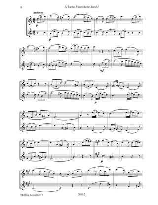 12 Petits Duos, op. 55 - Volume 2 - Eugene Walckiers - Partition