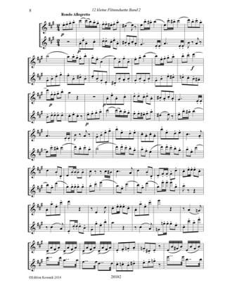 12 Petits Duos, op. 55 - Volume 2 - Eugene Walckiers - Partition