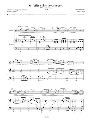 Petit solo de concerto op. 141 n° 2 en la mineur - DANCLA - Partition