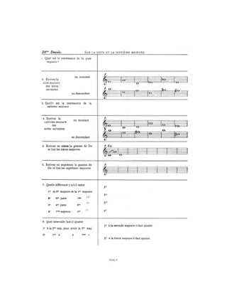 Devoirs de musique n° 4 - Edmond Mayeur