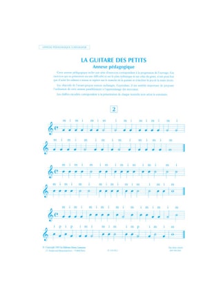 La guitare des petits - Délia Estrada - Partition - Guitare