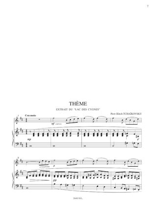 Thèmes classiques célèbres - Partition - Flûte traversière
