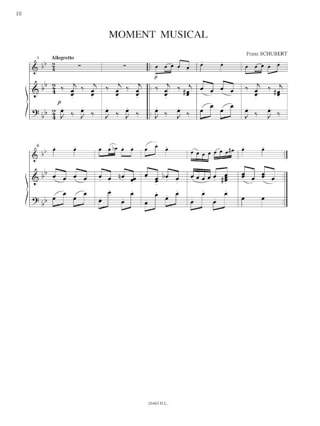 Thèmes classiques célèbres - Partition - Flûte traversière