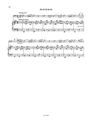 Concertino n° 1 op. 38 en mi mineur - ROMBERG - Partition