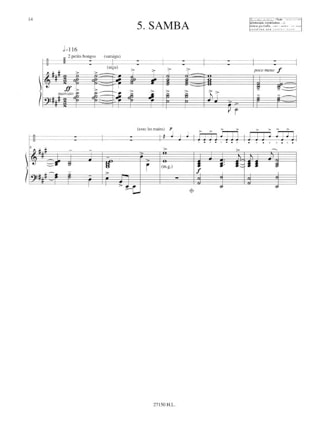 Les ilets - Bernard Andrès - Partition - Harpe