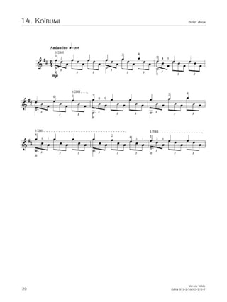 Koïbumi - Takashi Iwagami - Partition - Guitare